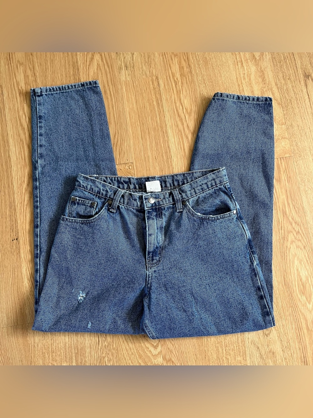 Full Blue Women’s Blue Straight Leg Denim Jeans Size 8 29" Inseam 100% Cotton